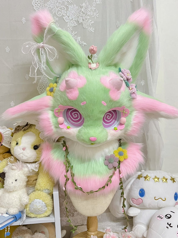 [Bunny] Plant Green Bunny Kemono Fursuits Stock