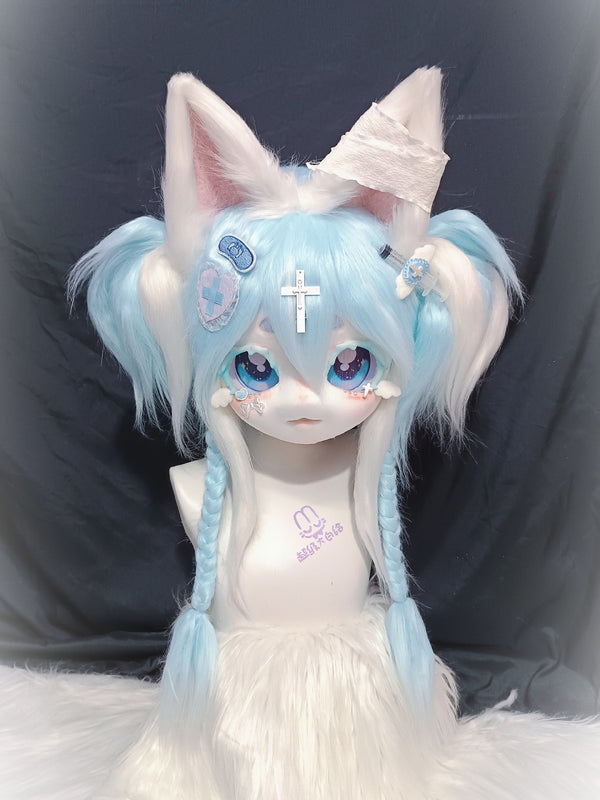 [Kitten] Medical blue kitten kig fursuits stock