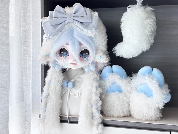 [Lamb] Aqua lamb full set Fursuits Stock（gift tail+feetpaws）