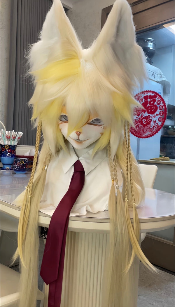 [Fox] Handsome long-haired fox Kig Fursuits Stock