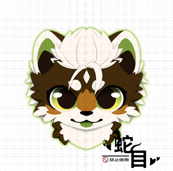 [Waiting for Adoption] - Mocha Little Lion Kemono Fursuit Head