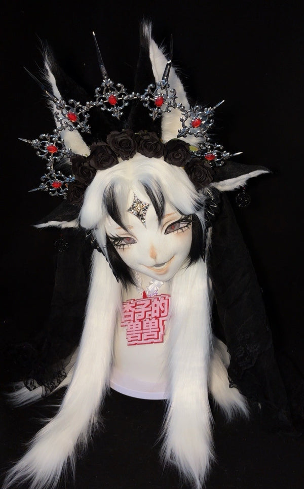 [Fox] Four-eared nun Halloween Kig Fursuits Stock