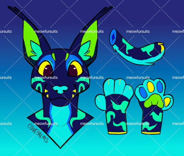 [Pre-sale adoption] - Realistic leopard Kemono Fursuit