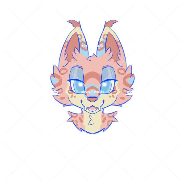 [Pre-sale adoption] - Pink spotted American fox Kemono Fursuit