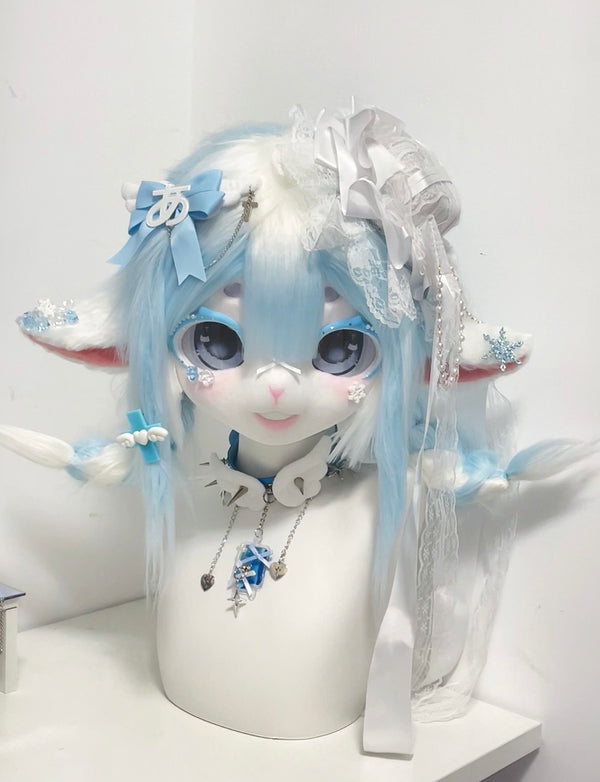 [Lamb] Aqua blue lamb Kig Fursuits Stock