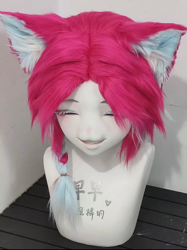 [Kitten] Rose pink kitten kig fursuit stock