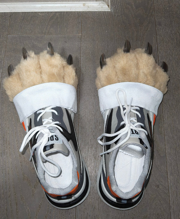 Furry Animal claw shoes outdoor
