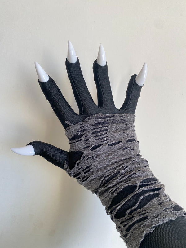 fur suit claws