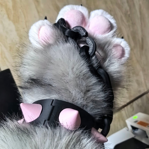 Fursuit Rivet Bracelet Collar