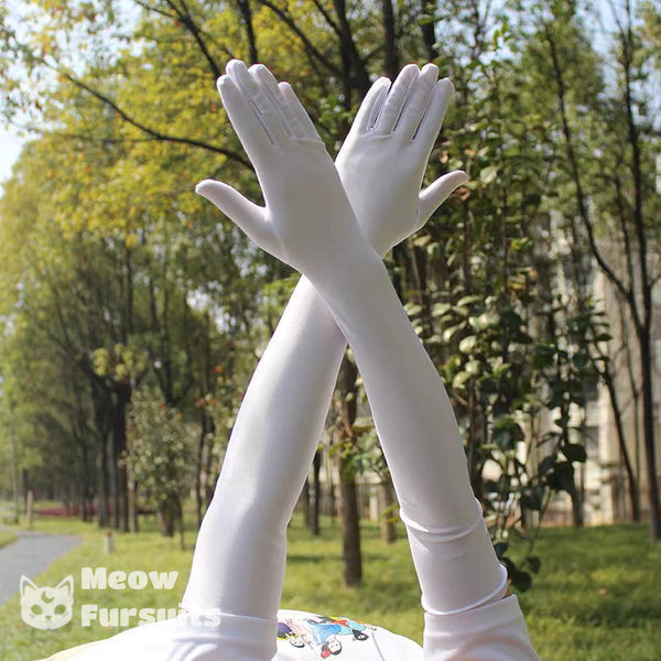 Sun protection thin stretch breathable fursuit gloves