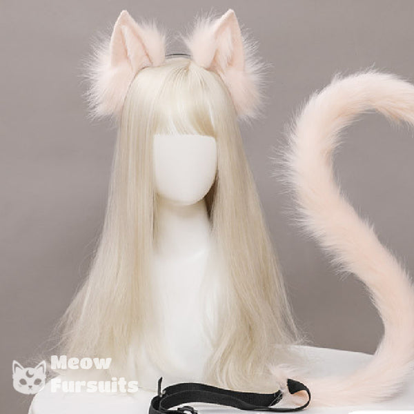 Cat ears cat tail cosplay tail