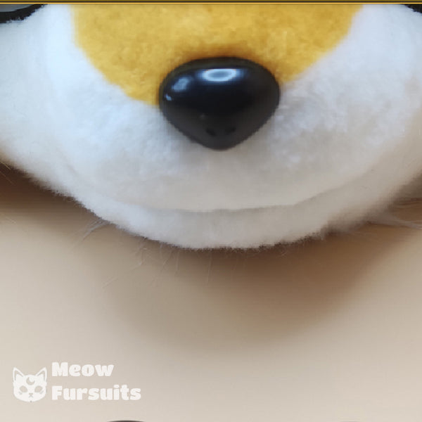 fursuit nose feline canine heart shaped nose