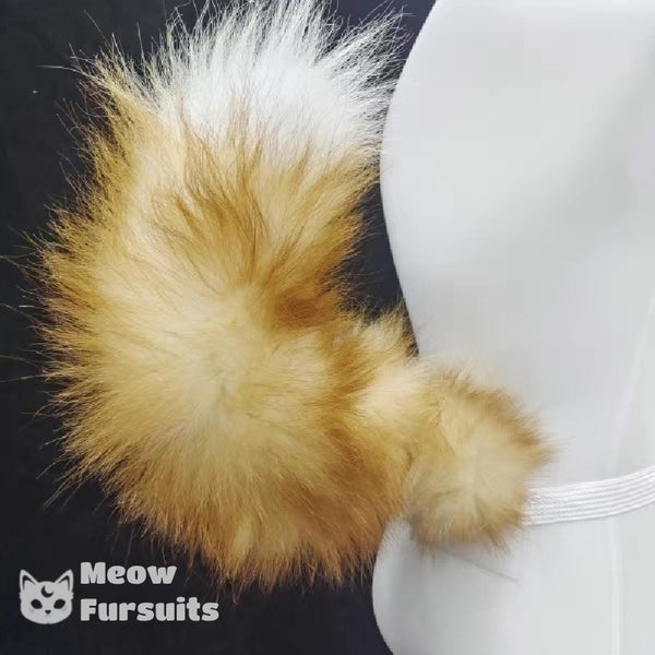 Electric corgi with cute plush movable tail