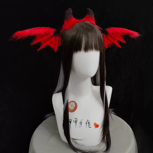 Devil bat headdress cosplay Halloween