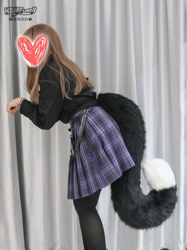 Handmade cute fursuit cat tail accessories