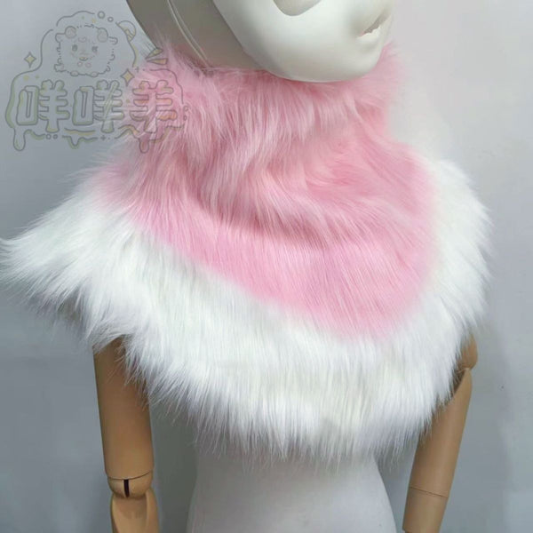 Furry collar collar fur