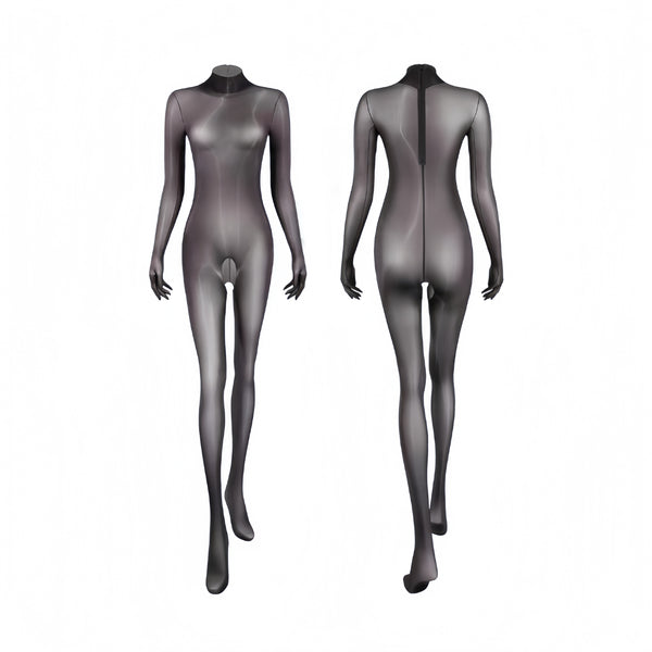 Full Zip Long Sleeve Bodysuit
