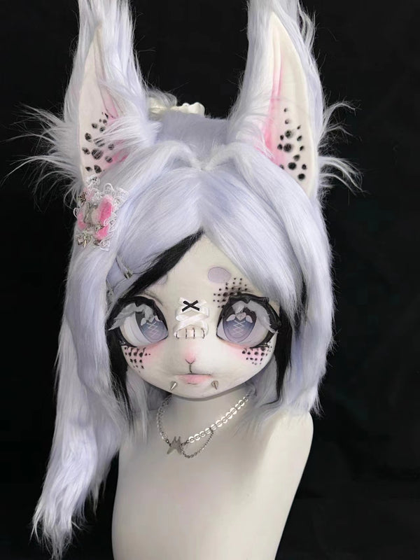 [Fox] Silver Blue Y2K Kuromi Kig Fursuits Stock