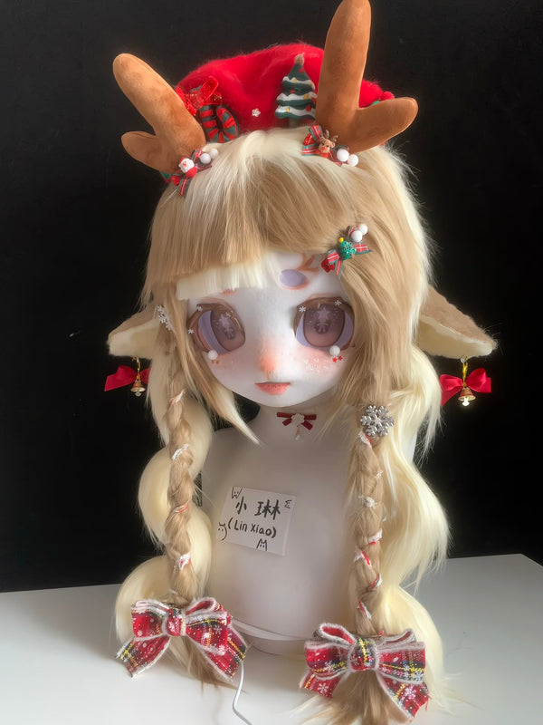 [Deer] Christmas Deer Kig Fursuits Stock (Gift Necklace)