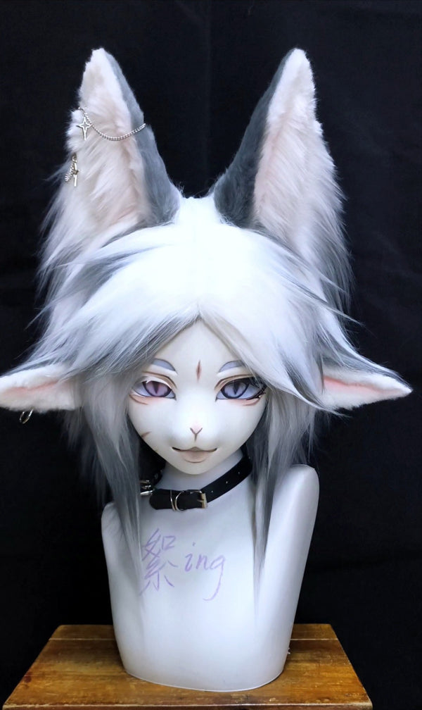 [Wolf] Four Ears Wolf Kig Fursuits Stock