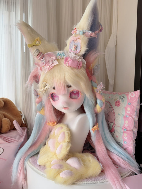 [Fox] Cream Candy Fox Kig Fursuits Stock