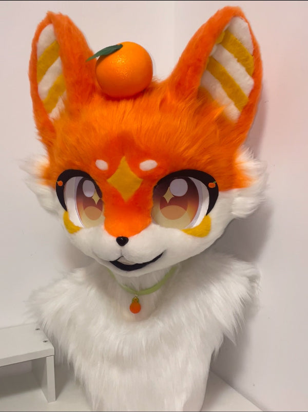 [Dragon] Orange Dragon Kemono Fursuits Stock