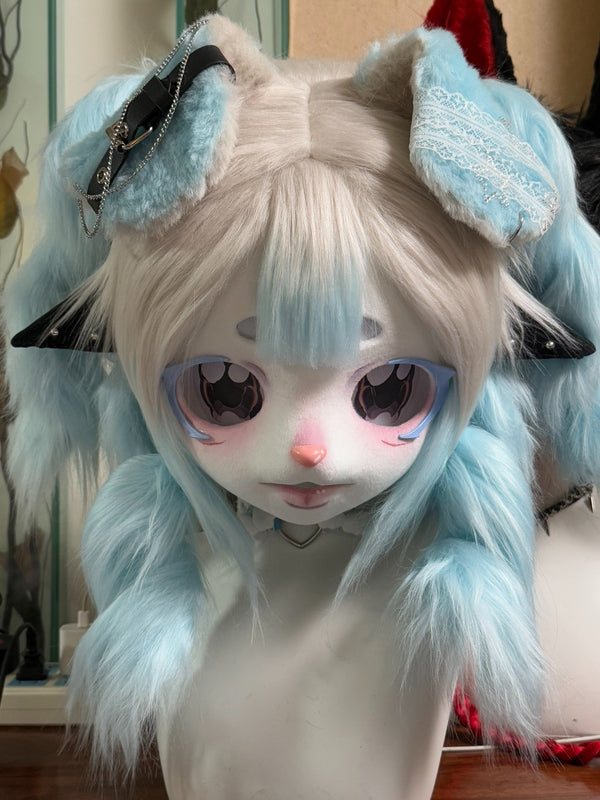 [Puppy] Blue Silver Puppy Kig Fursuits Stock