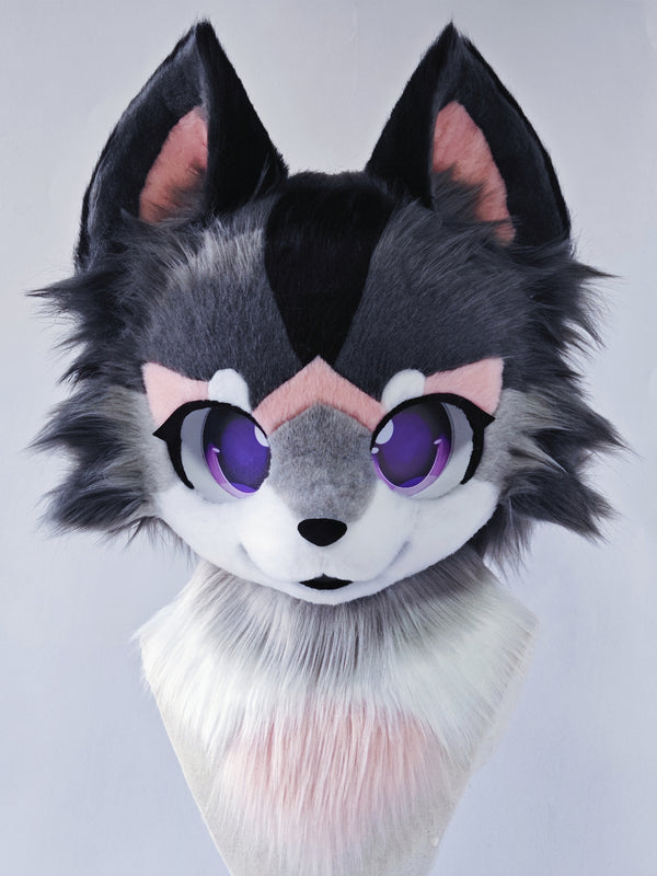 [Wolf] Pink Wolf Kemono Fursuits Stock