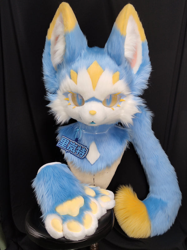 [Wolf] Blue Wolf Kemono Fursuits Stock (Gift Handpaws Tail)