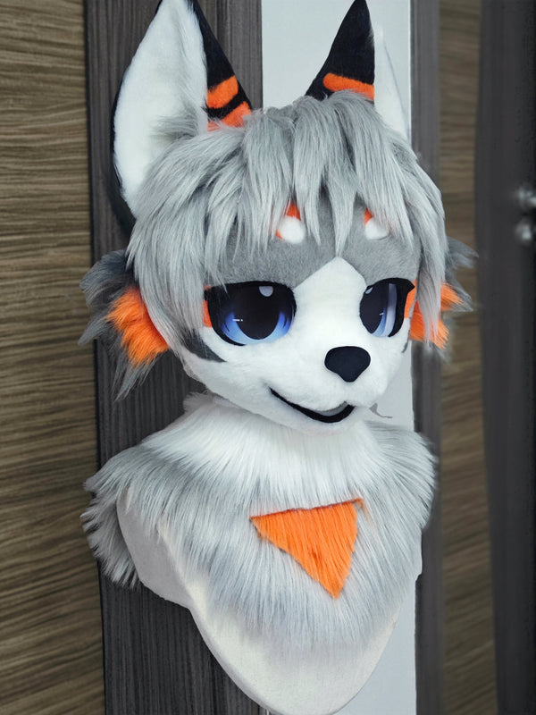 [Puppy] Orange Wolf Kemono Fursuits Stock