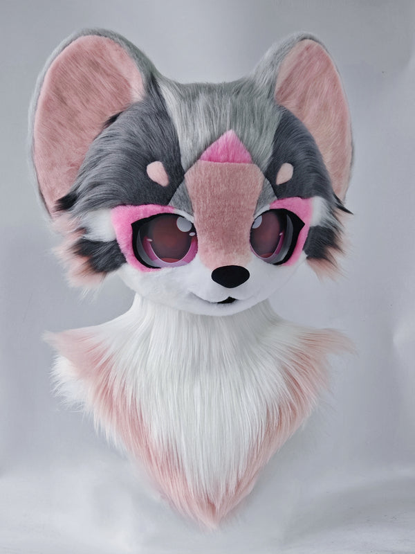 [Wolf] Pink Wolf Kemono Fursuits Stock