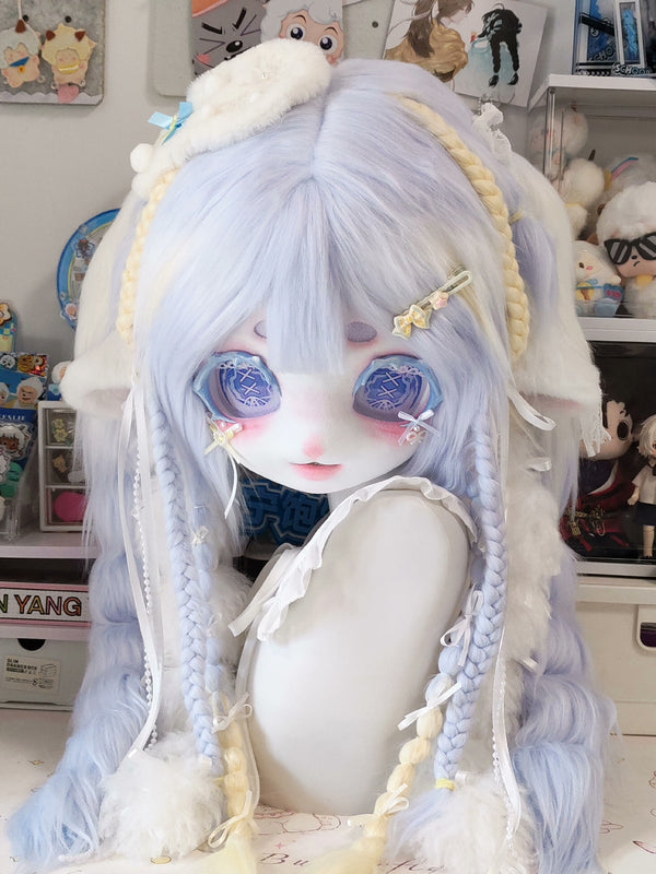 [Lamb] Light-Blue Lamb Kig Fursuits Stock