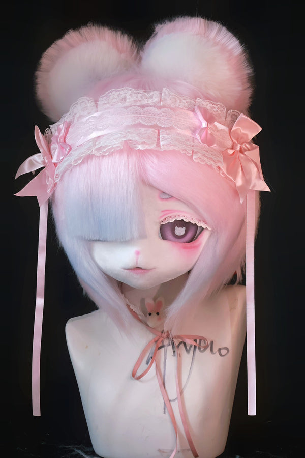 [Bunny] Pink Bunny kig fursuits stock