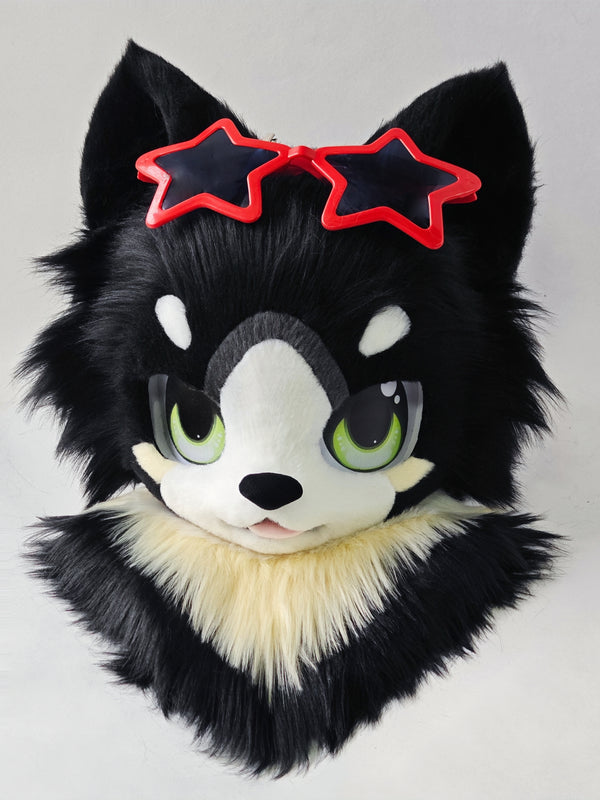 [Wolf] Black Wolf Kemono Fursuits Stock