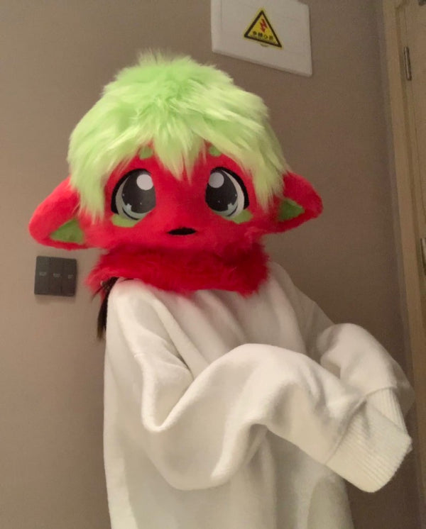 [Lamb] Red Lamb Kemono Fursuits Stock (Gift Handpaws)