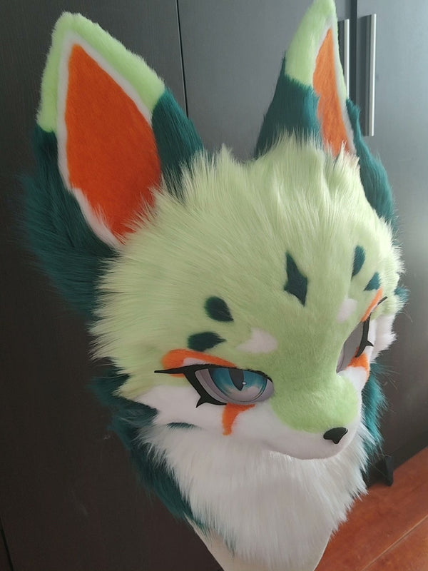 [Kitten] Green Kitten Kemono Fursuits Stock