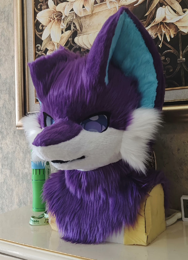 [Fox] Purple Fox Kitten Kemono Fursuits Stock