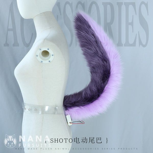 Electric tail plush cosplay prop comic show party waist ornaments