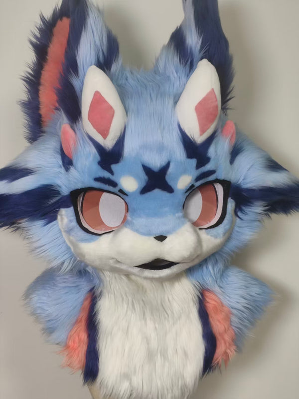 Blue Dragon Kemono Head Fursuit