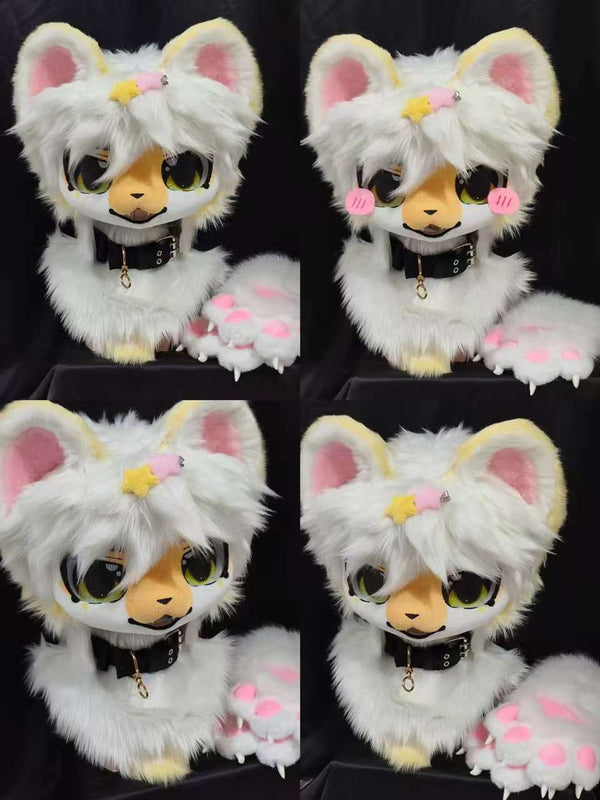 Puppy Kemono Head Fursuit (Gift Handpaws)
