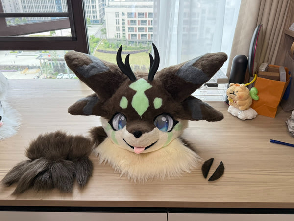 Brown Deer Kemono Head Fursuit