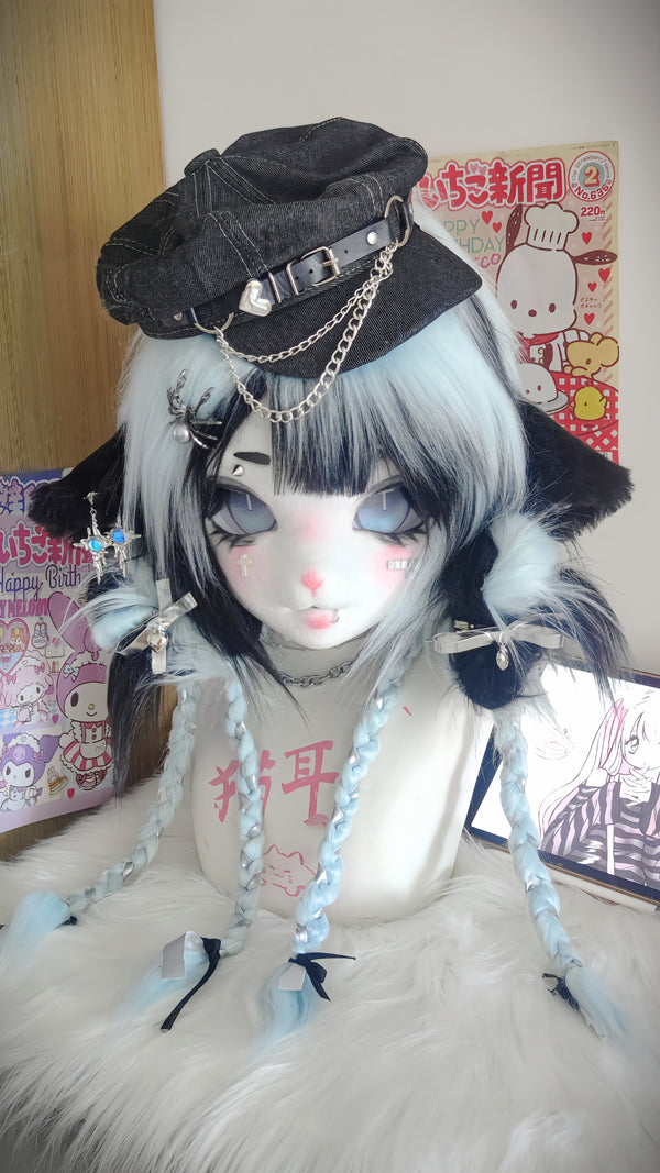 Y2K Lamb Kig Head Fursuit