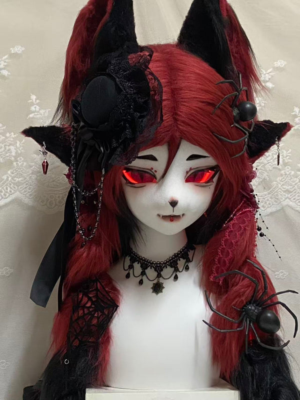Gothic Spider Kig Head Fursuit (Electric Ears)