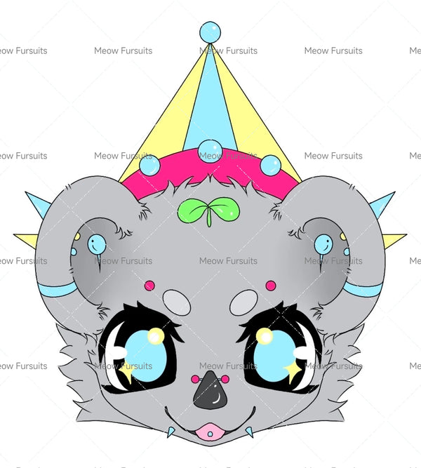 [Pre-sale adoption] - Paradise Bear Kemono Fursuit Head