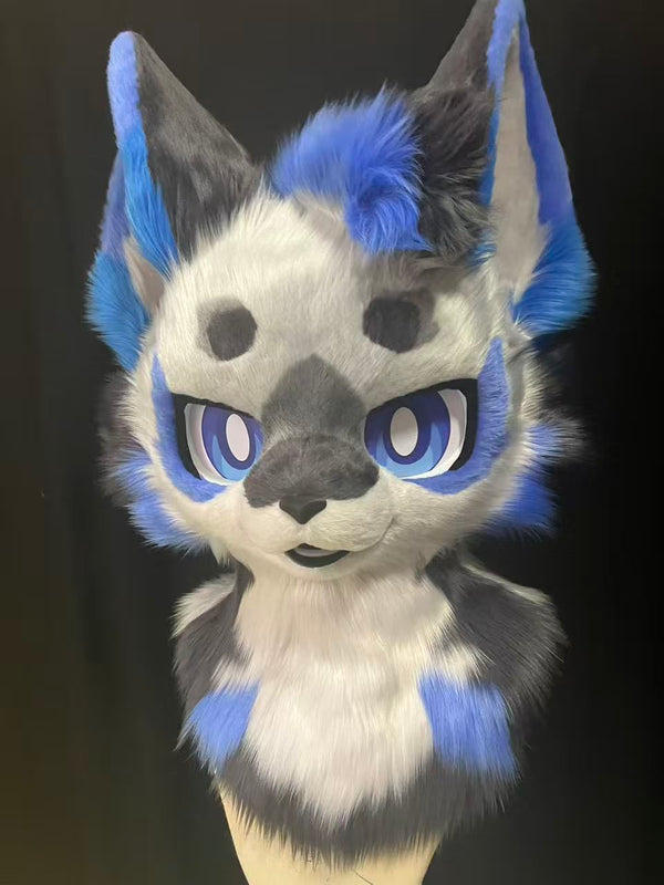 Silver Wolf Kemono Head Fursuit