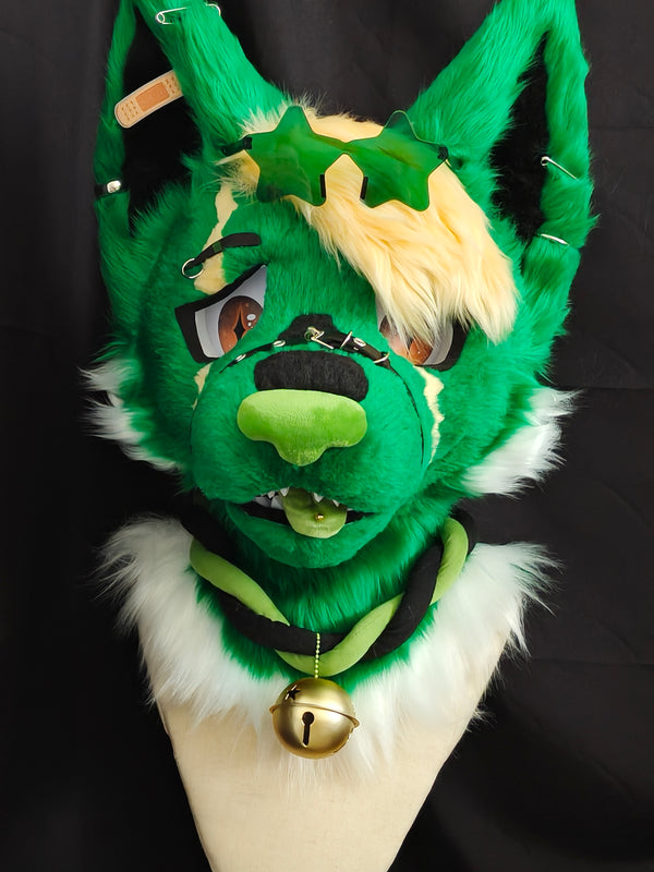Ghost Wolf Kemono Head Fursuit (Gift Handpaws)