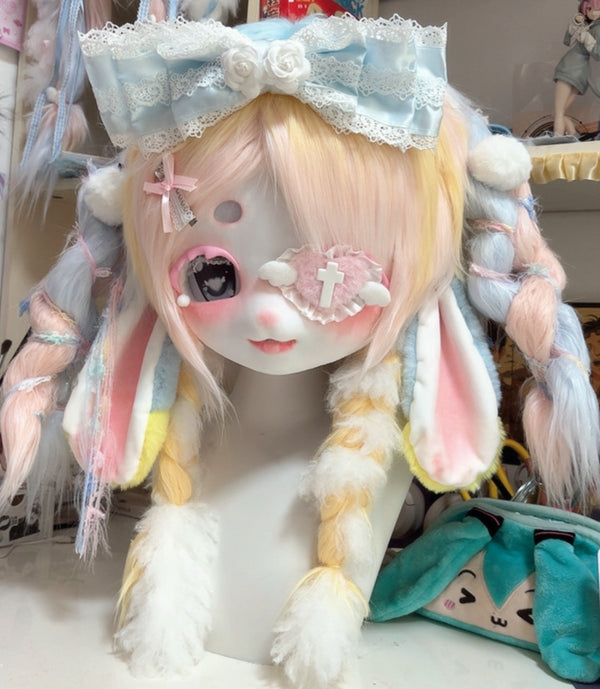 Eye Mask Bunny Kig Head Fursuit