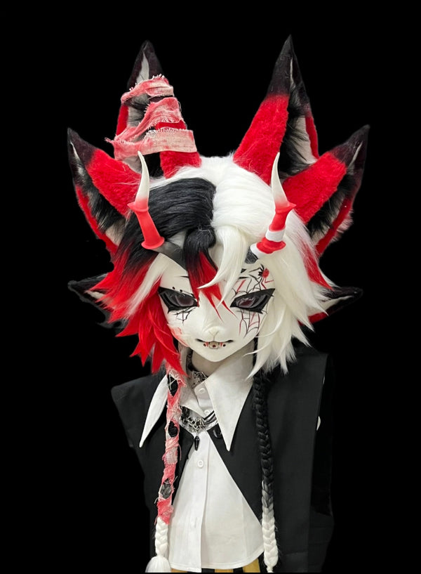 Four-ears Fox Kig Head Fursuit