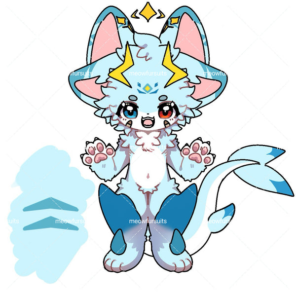 [Pre-sale adoption] - Flash Shark Kemono Fursuit Head