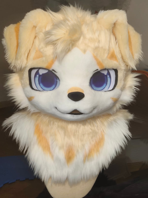 Floppy-eared Puppy Kemono Head Fursuit